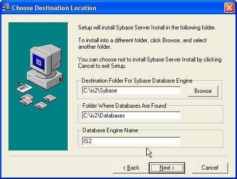 Installing the Sybase Database Server To install the Sybase Database