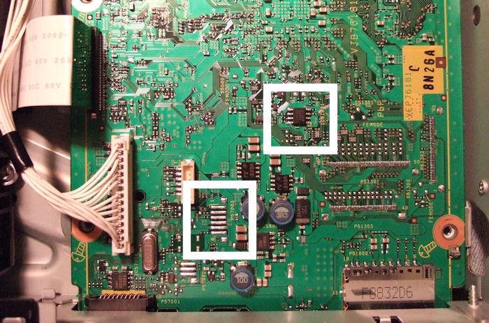 Panasonic DMP-BD35/BD55 Mod. chip fitting guide Warning: Modifying your player will invalidate any existing warranty. The mod.