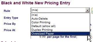 Paper rule now appears under the Pricing