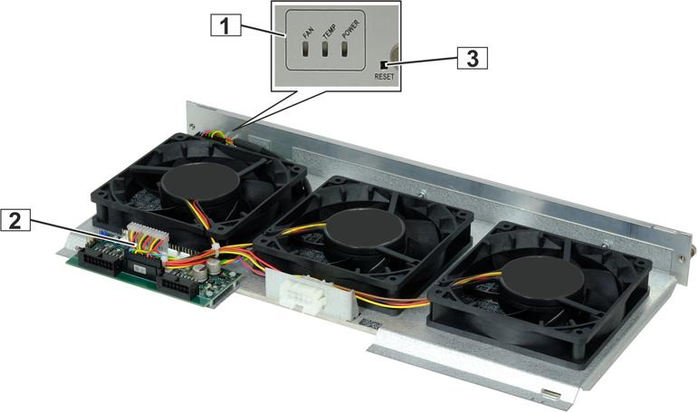 4579-4xx (CPCI Serial Systems 3+ U) Cooling The CPCI Serial boards and the power supplies are cooled by forced air convection through three VDC axial fans located in a hot-swappable fan tray.