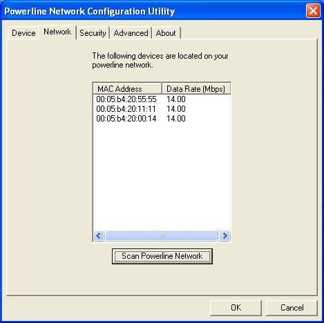 Network Tab The Network Tab provides detailed information about your powerline network and for each individual device on the network.