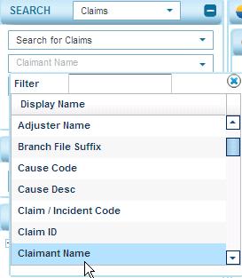 (Select only one, since this is a single select picklist.) In this example, select Claimant Name.