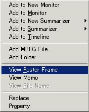 Fig. Changing the display method from the "Bin" menu c) Decide the movie clip display method you