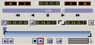 Use any of the following three methods to pause the unit. a) Click the "Pause" button. Fig.