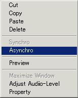 Separating and Asynchronizing the Movie Clip Video and Audio To separate and asynchronize the video and audio, first select the movie clip you want to asynchronize.