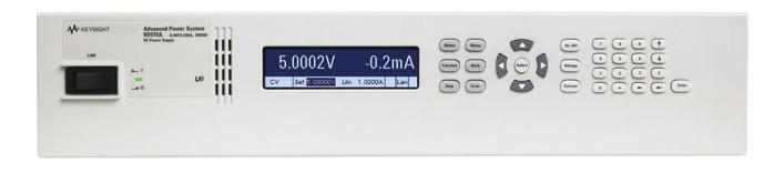 The AC input on the back of your unit is a universal AC input. It accepts nominal line voltages in the range of 100 VAC to 240 VAC. The frequency can be 50 Hz, 60 Hz, or 400 Hz.