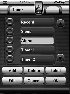 Using the Power Features Creating and Editing Timers With the Timer Tool you can define actions to be carried out at predefined times.