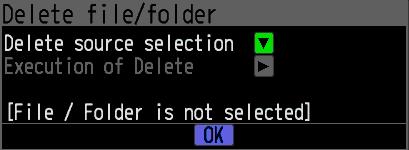 Select the capture file or folder (Multiple files/folders can be selected) you want to copy, and then select the copy
