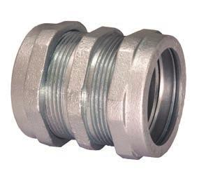 www.afcweb.com 800-757-6996 15 Compression Rigid Couplings for Threadless Rigid Conduit and IMC Malleable Iron Concrete tight Malleable iron Zinc plated UL Standard: 514B Fed. Spec.