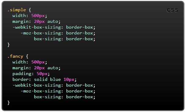 box-sizing A new CSS property called box-sizing was created for this problem.