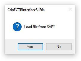 Dialog "Load file from SAP?" With the "Load file from SAP?" dialog can now be used to select whether to insert the component to be loaded as a file from SAP PLM or from a local file.