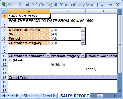 6. Make your desired changes and save the workbook/template