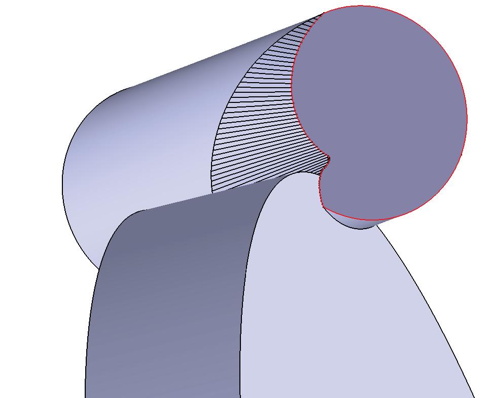 value of wheel setup angle is recommended setting around the helix angle to avoid interference.