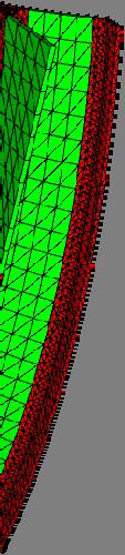 mesh extruded for
