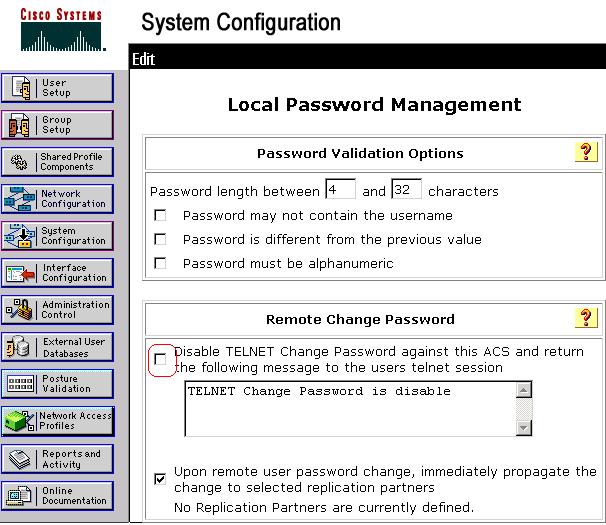 3 Application Scenario Figure 3-9 Enabling Telnet change password on the HWTACACS server (2) On the Group Setup page, set password aging