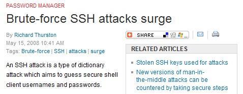 Slide 3 Slow guessing and botnets conceal the attacks Countermeasures การตอบโต Strong password policy,