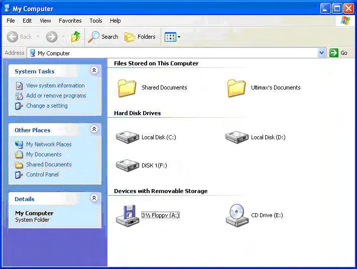 4.3 ALLOCATING PARTITION ON WINDOWS VISTA (32/64BITS) Before creating any partitions, disk drive mode must first be created using the DIP switch on the rear panel.