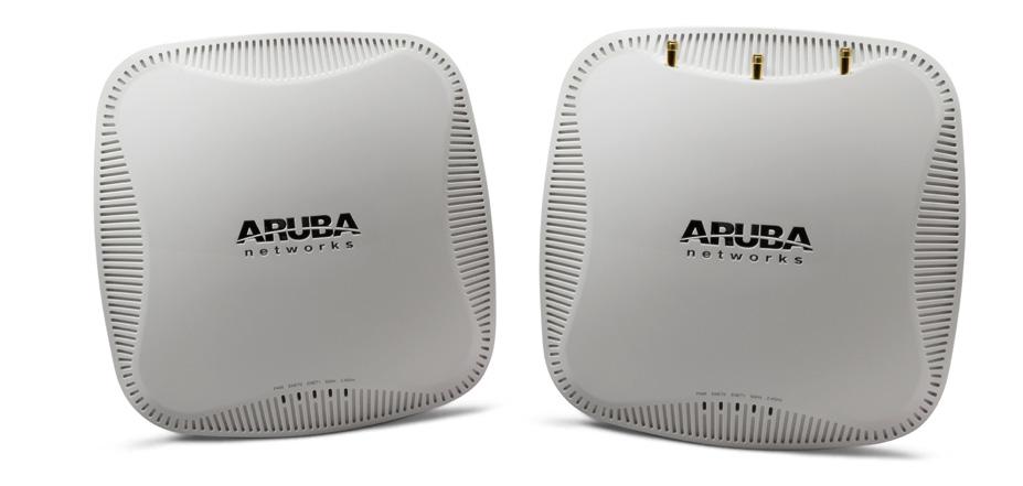 Aruba 110 SERIES ACCESS POINTS Optimize client performance in high-density Wi-Fi environments The 110 series can be configured to provide part-time or dedicated air monitoring for spectrum analysis