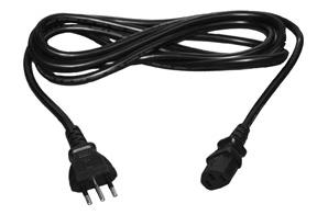 AC Power Cable SKU: 9000090CABLE C14 type, Schuko