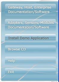 1. Start the Drop-in Network Install and run the demo application The Starter Kit includes a demo application to be installed and run on the host PC.
