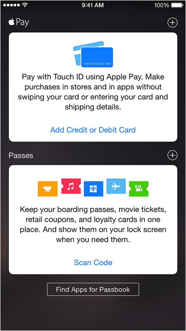 Complete Guide: Setting up Apple Pay on your iphone or ipad To add a card to your iphone or ipad: 6. On your iphone 6 or iphone 6 Plus, open Passbook (ios 8) or Wallet (ios 9).