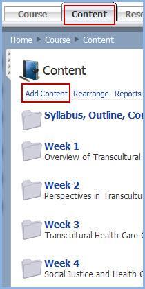 Linking Content for Students As mentioned at the beginning of this document, activity in assoc folder is for faculty. Students cannot see or access this material.