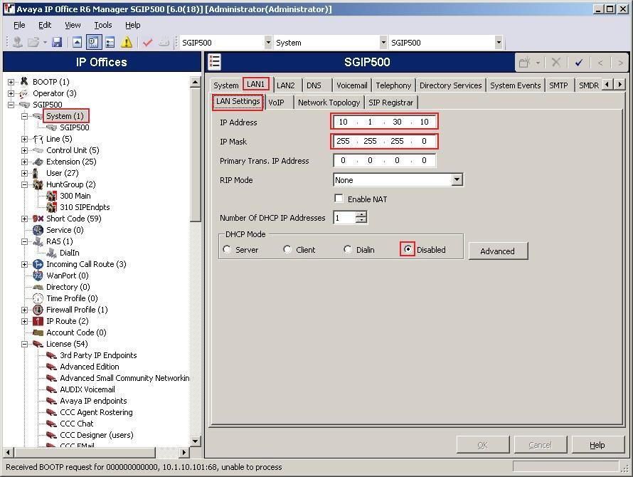 4.2. Setting LAN Parameters Step Description 1. From the configuration tree in the left pane, select System. Access the tab LAN1 > LAN Settings to display the LAN Settings screen in the right pane.