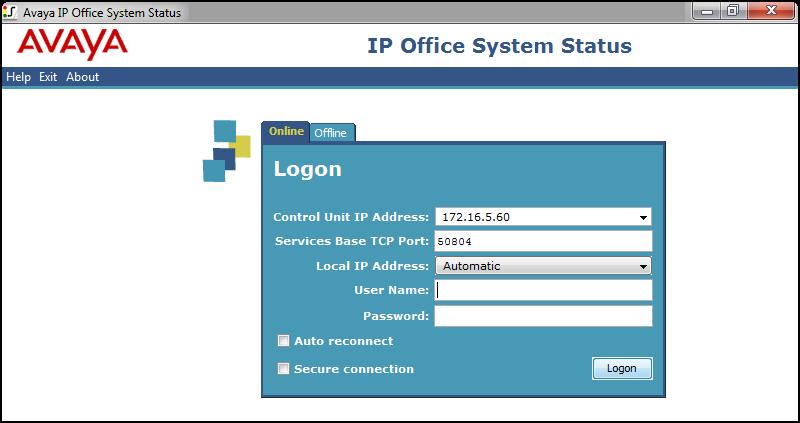 8.2 IP Office System Status The following steps can also be used to verify the configuration.