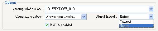 The settings are described below: Setting Description Setting the attributes for fast selection button for Window No. 3. To use the fast selection button, create Window No. 3 first.