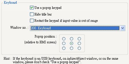 After the keyboard window is added, when creating Numerical Input and ASCII Input objects, 200.