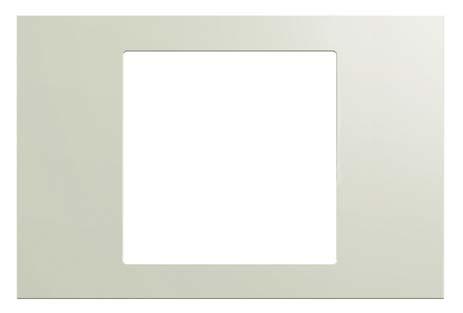 83,5 mm apart. Available in several colours and materials. To be used in combination with a rectangular frame of the form or flank series.