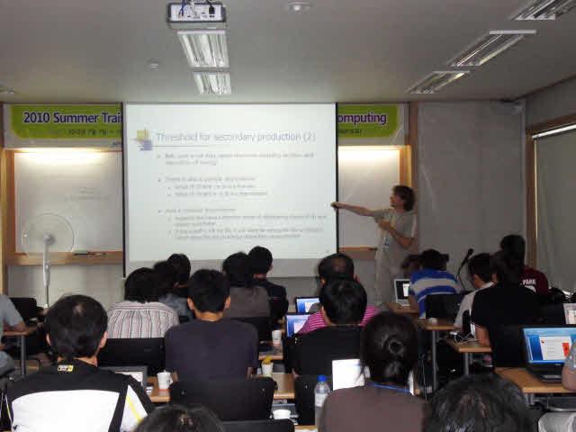 Grid Training (2/2) u 2010 Summer