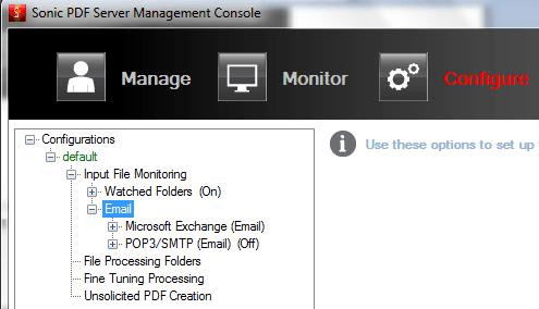 Snic PDF Server 3.0 Select PDFServer.cfg and click Open. The cnfiguratin file will be laded (nte: this is a cnfiguratin file with the default settings which can be changed see sectin 5.2).