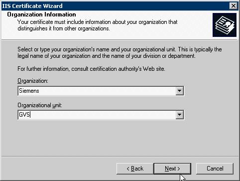 Administrate the Organization and Organization unit.