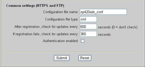 Setup the phone for HTTPS connection The Configuration file name is the name of the device file without extension.