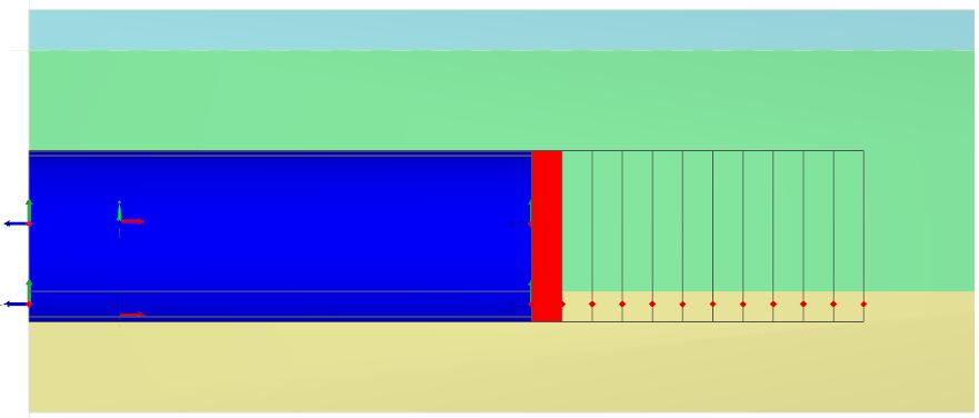 TUTORIAL MANUAL Figure 5.14 Selection of soil volumes (25 m - 26.5 m) In the Selection explorer activate the load corresponding to the grouting.