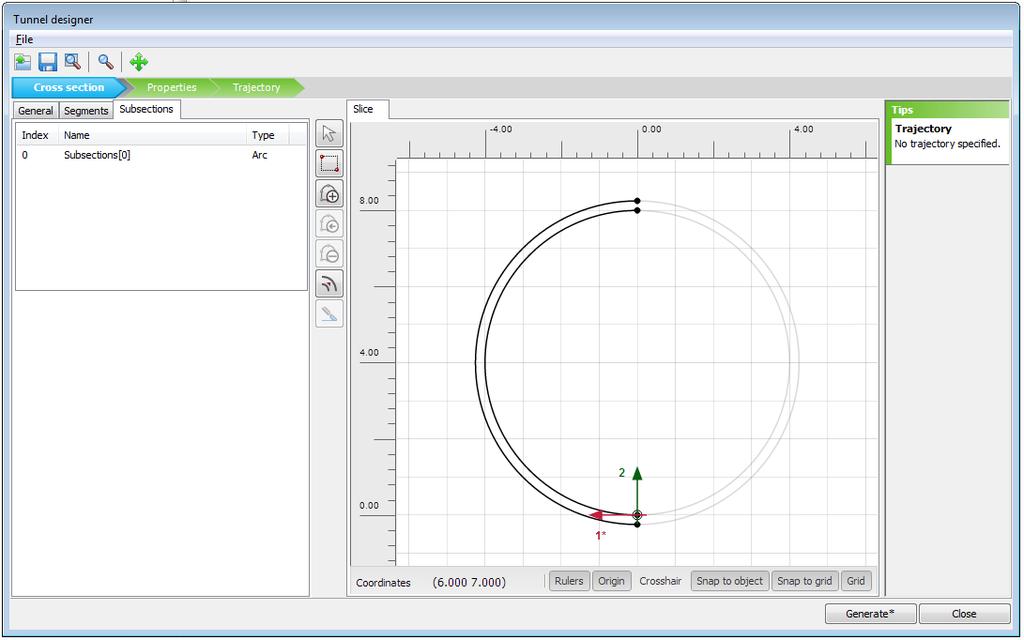 In the Slice tabsheet, right-click the outer surface and select Create plate from the appearing menu (Figure 5.6). Click on the Material in the lower part of the explorer.