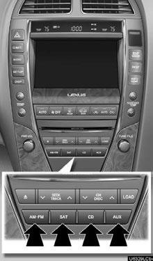 Turn this knob to adjust the volume. The system turns on in the last mode used.