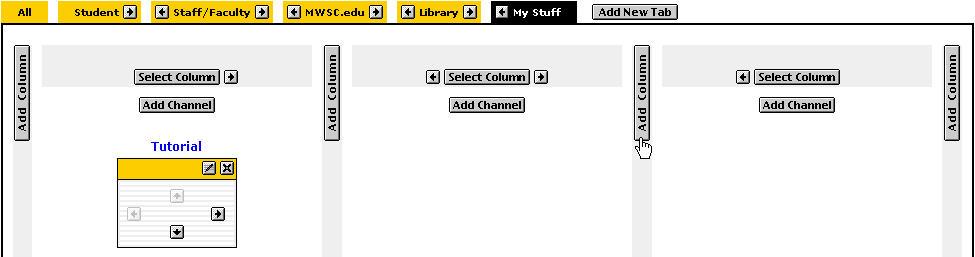 Basic Column Skills What are columns? Columns keep channels in a precise and attractive layout within the different tabs on the Luminis portal site.