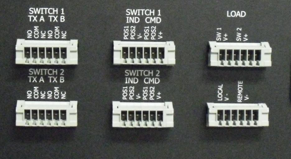 4.3 Remote Connection Control Scheme All Outputs are rated at ½ Amp. Remote connection should be made with minimum 18AWG.