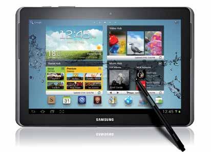 Packages 12 13 Samsung Galaxy Note 10.1 Note, the new way. Or add as an accessory The innovative S-Pen re-writes the rulebook. Now you can create and produce things like never before.
