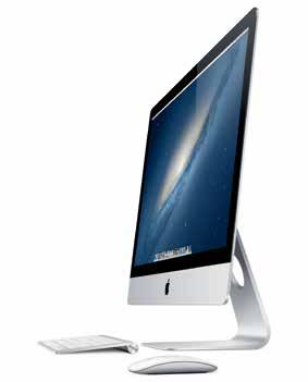 Package 20 imac Performance and design. Taken right to the edge. The stunning all-in-one imac features a beautiful 27-inch widescreen display.