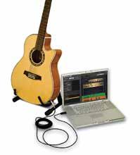 51 x 18.73cm (WxDxH) Record your steel-stringed acoustic or electric guitars directly into your computer.