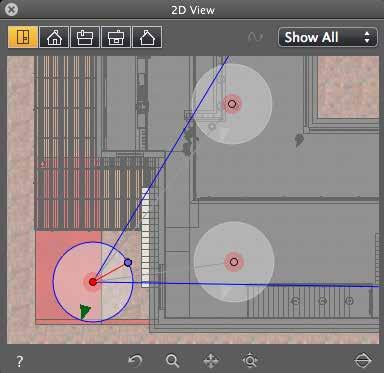 The inspector contains those parameters, which can be assigned separately to each camera.