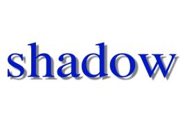 Chapter 9 3D DVE and Titling An object s shadow can be one of the following types: Drop: The shadow is located on the shadow plane, which is parallel to and always behind the object.