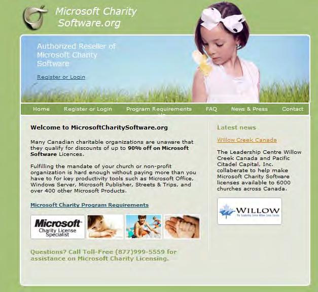 program. In the United States Consistent Computer Bargains http://www.ccbnonprofits.com Contact: Maci Shrock, Regional Sales Manager Phone: 1-800-342-4222 Ext. 110 Email: maci@ccbnonprofits.