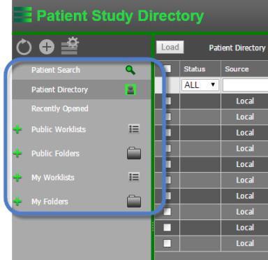 2. Access patient studies 2. Access patient studies 2.1 Open patient studies Use the Patient Study Directory to find and open a patient study.