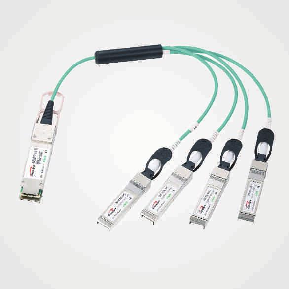 0625Gbit/s per channel SFF-8436 QSFP+ compliant 4 channels 850nm VCSEL array 4 channels PIN photo detector