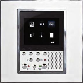 supplied with - 1 power supply - 1 video adaptor Possibility to install up to 4 internal video or audio units For 2 apartments 1 Comprising : - 2 hands-free video internal units equipped with - 1