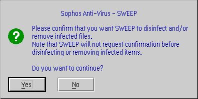 Sophos Anti-Virus installation guide 4. Click OK.